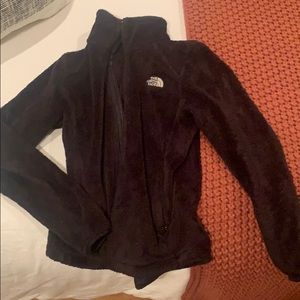 North face fuzzy jacket